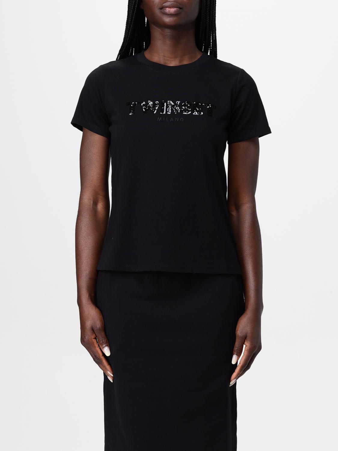 TWINSET CAMISETA: Camiseta mujer Twinset, Negro - Img 1
