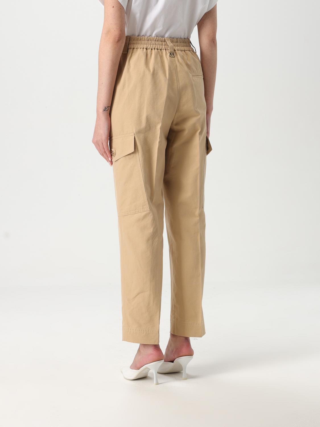 TWINSET PANTALONES: Pantalón mujer Twinset, Beige - Img 2
