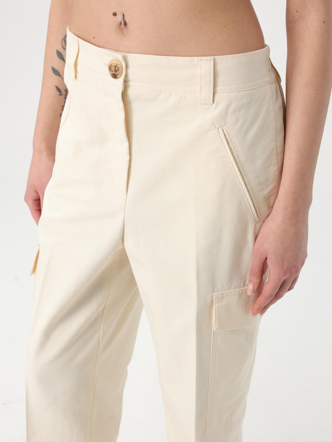TWINSET PANTALONES: Pantalón mujer Twinset, Perla - Img 3