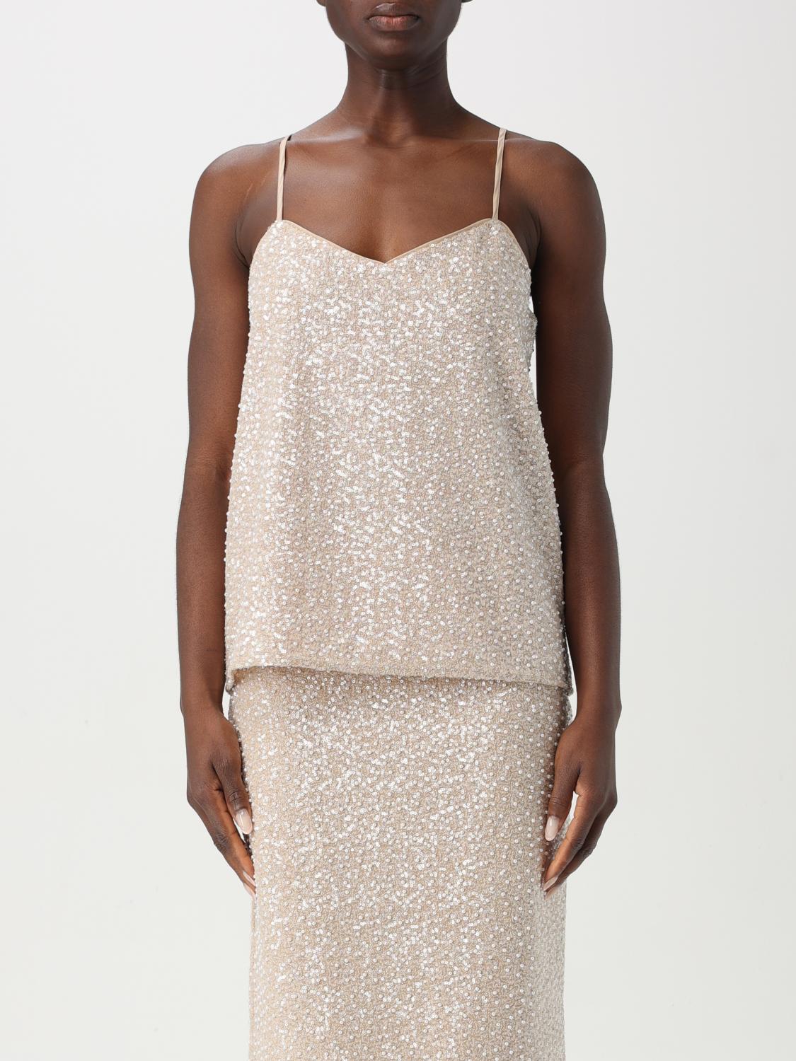 TWINSET TOP: Top woman Twinset, Gold - Img 1