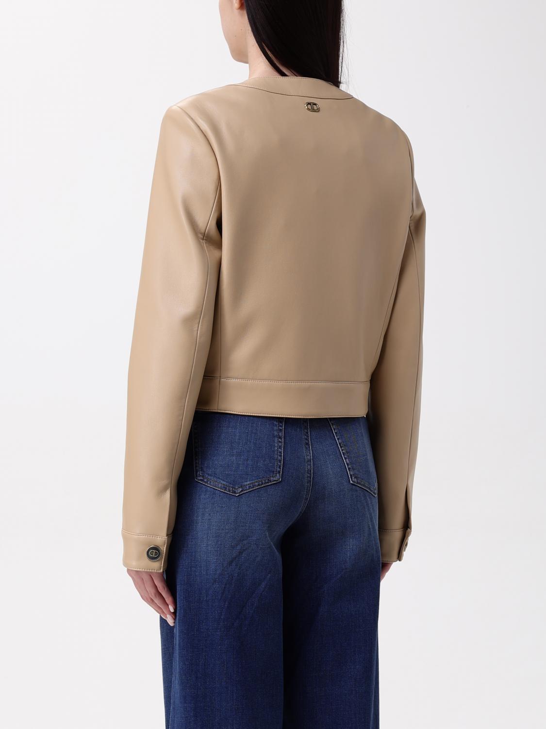 TWINSET CHAQUETA: Americana mujer Twinset, Beige - Img 2