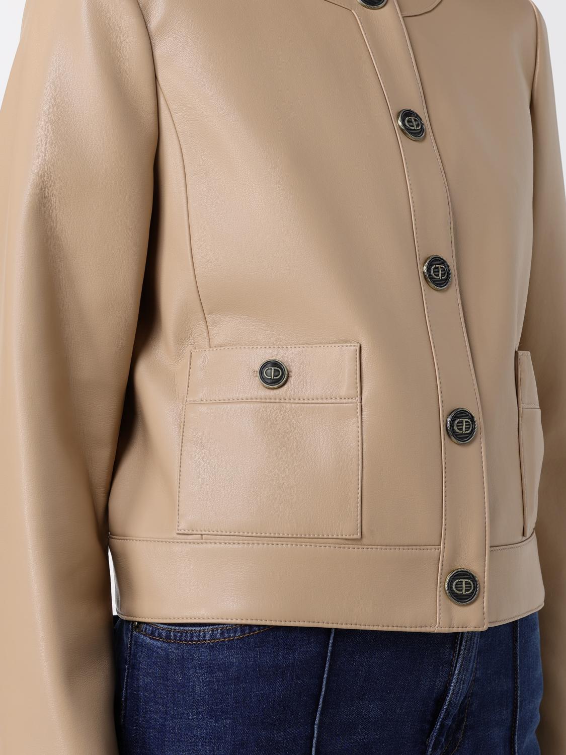 TWINSET CHAQUETA: Americana mujer Twinset, Beige - Img 4