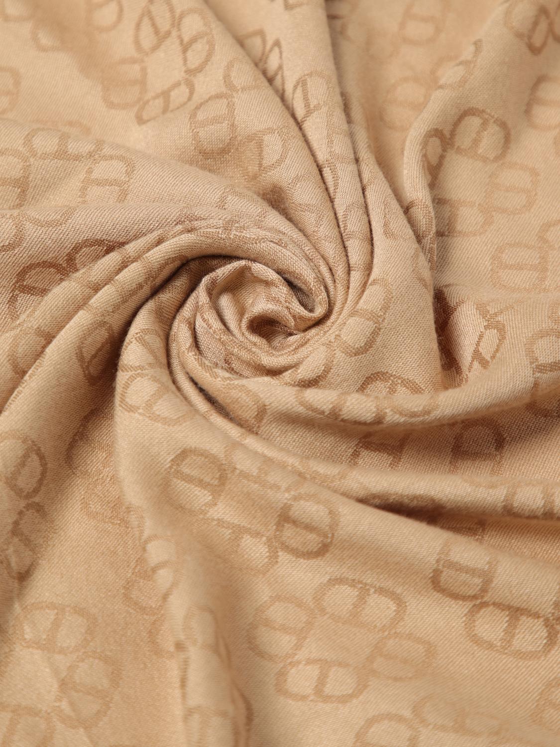 TWINSET SCHAL: Seidentuch damen Twinset, Beige - Img 3