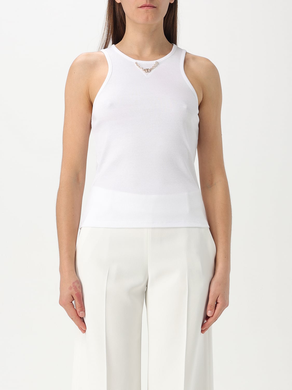 TWINSET トップス: トップス レディース Twinset, ホワイト - Img 1