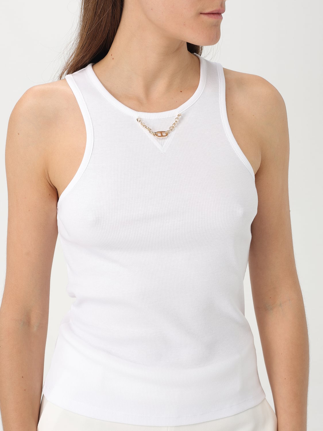 TWINSET トップス: トップス レディース Twinset, ホワイト - Img 3