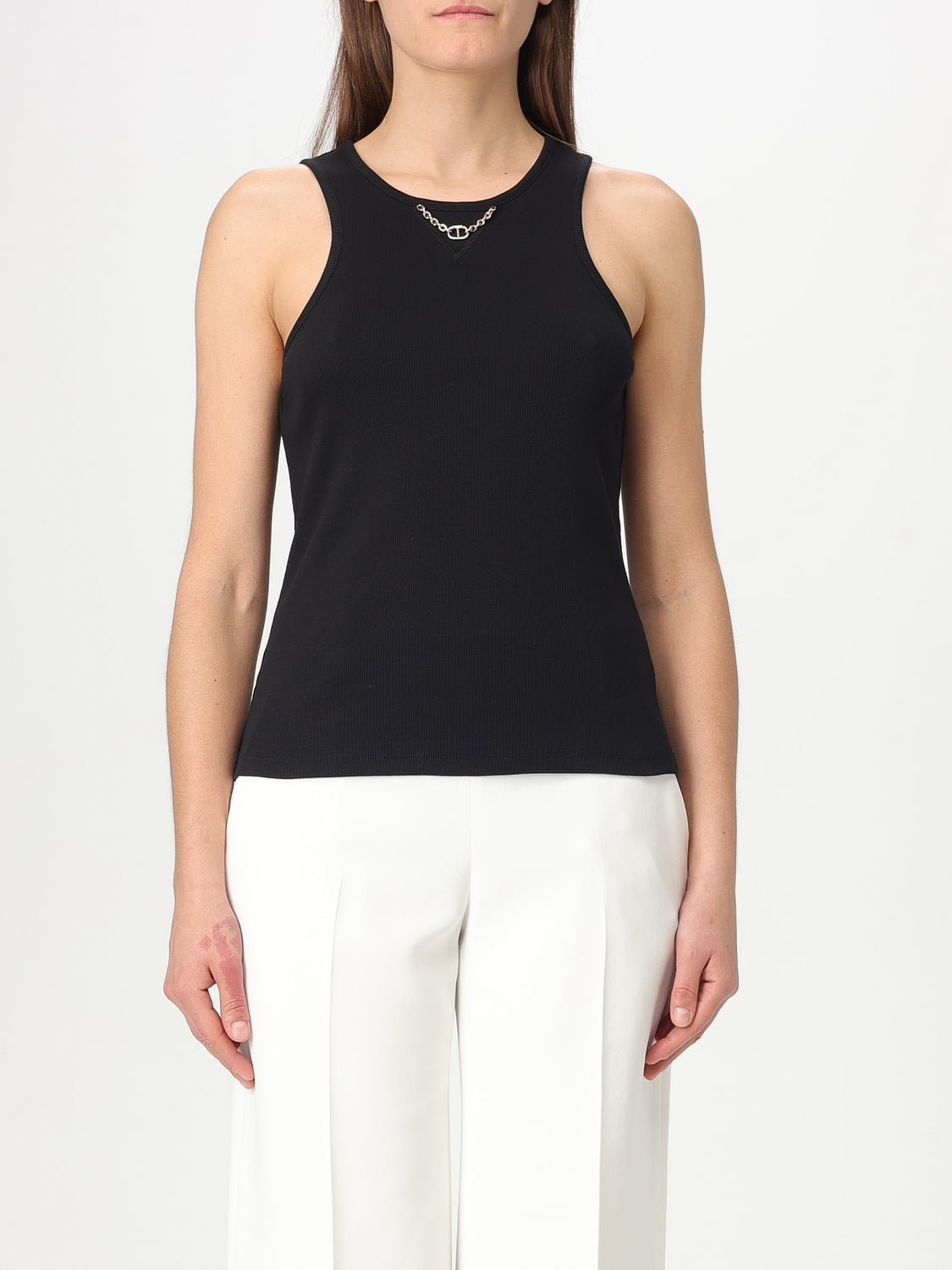 TWINSET TOP: Top mujer Twinset, Negro - Img 1