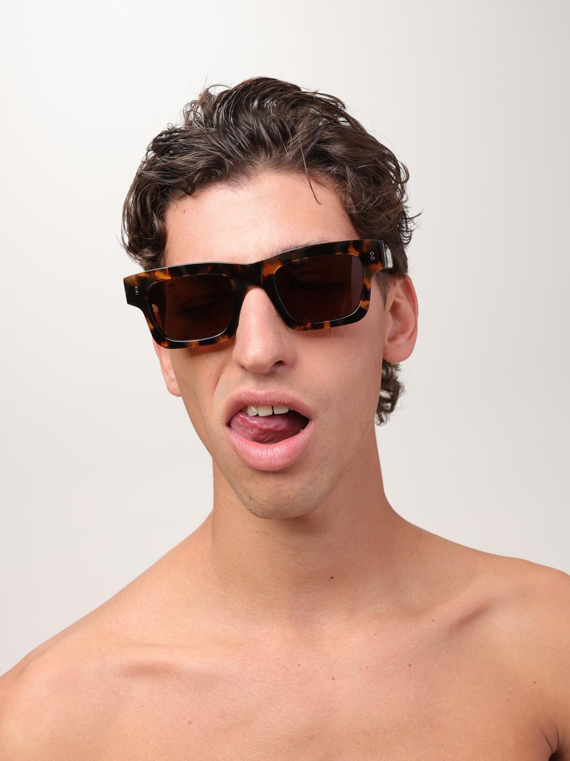 JW ANDERSON LUNETTES DE SOLEIL: Lunettes de soleil homme Jw Anderson, Brun - Img 2