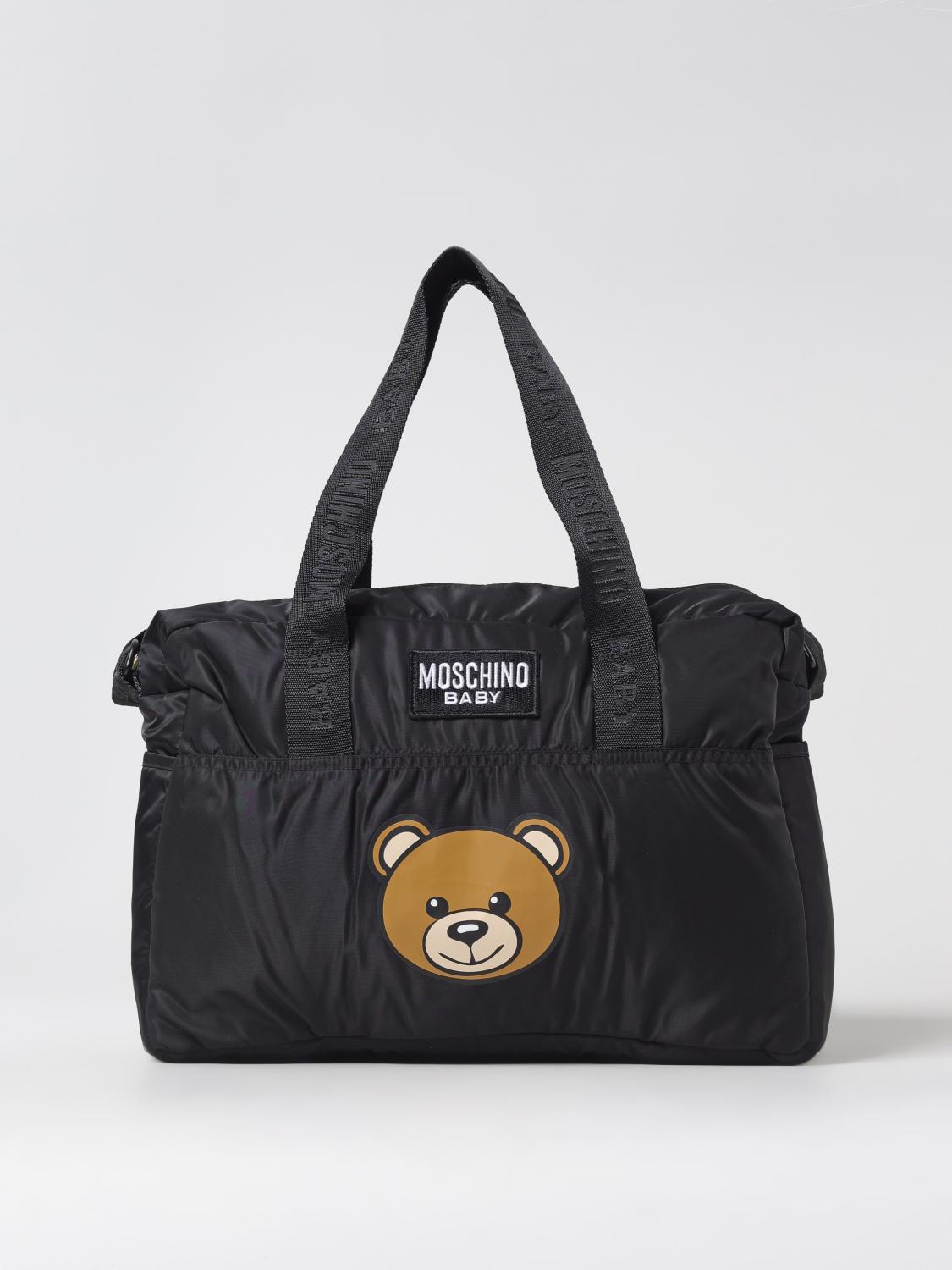 MOSCHINO BORSA: Diaper bag Teddy Bear Moschino, Nero - Img 1