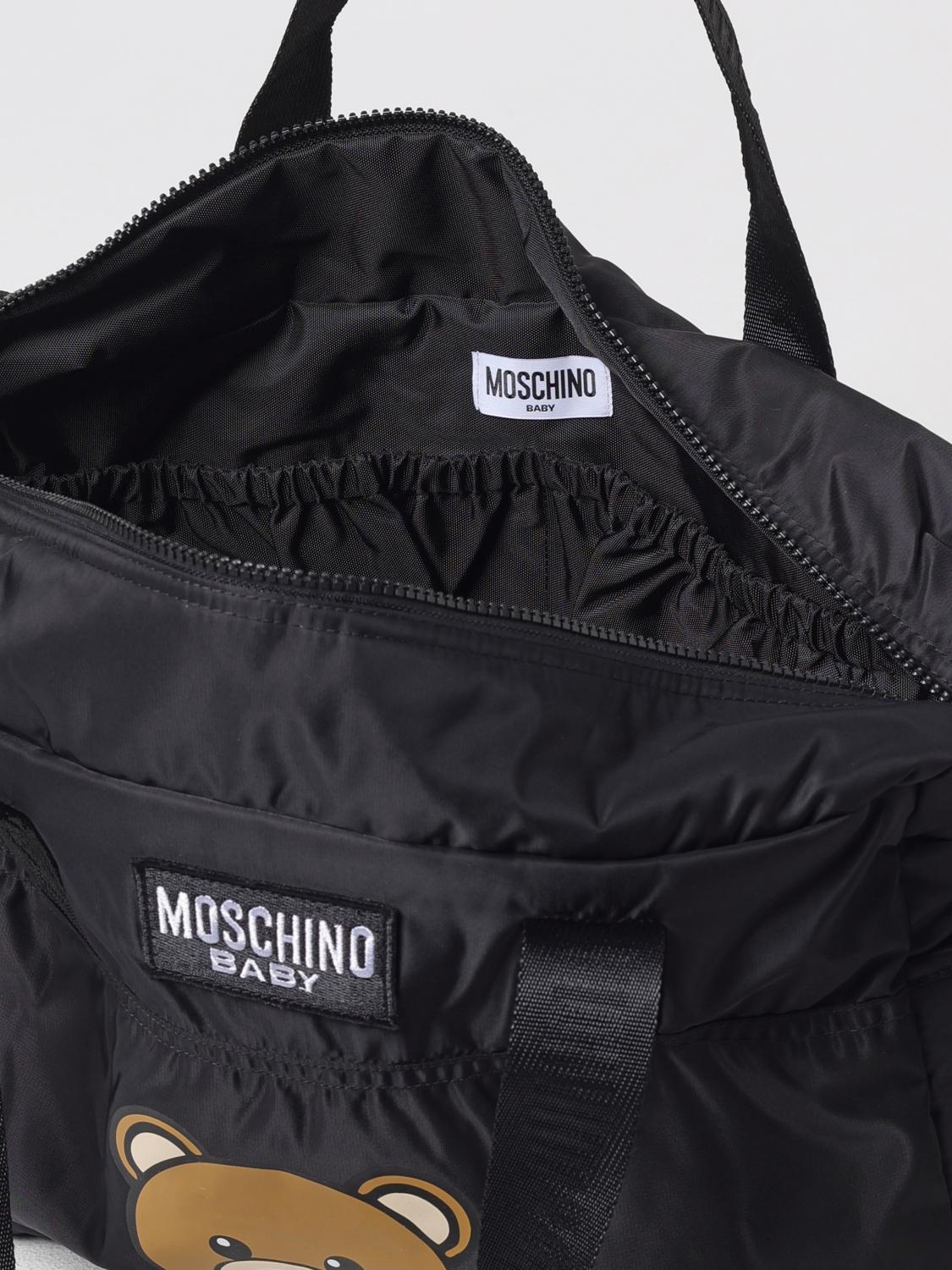 MOSCHINO BORSA: Diaper bag Teddy Bear Moschino, Nero - Img 4
