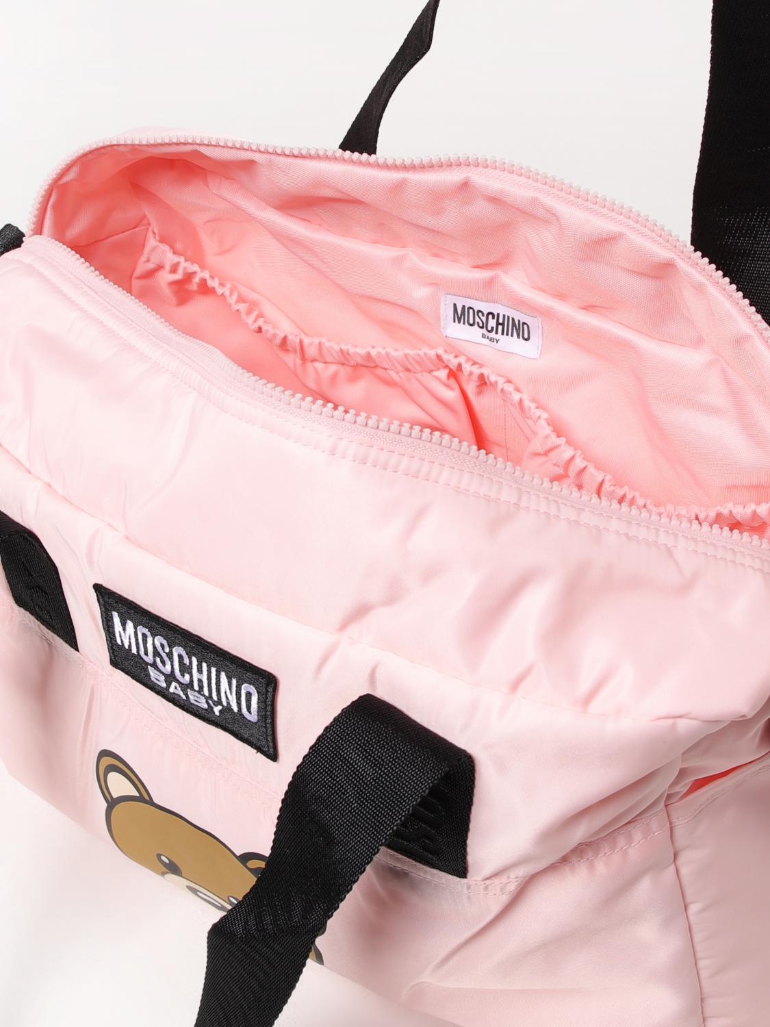MOSCHINO BAG: Bag kids Moschino, Pink - Img 4