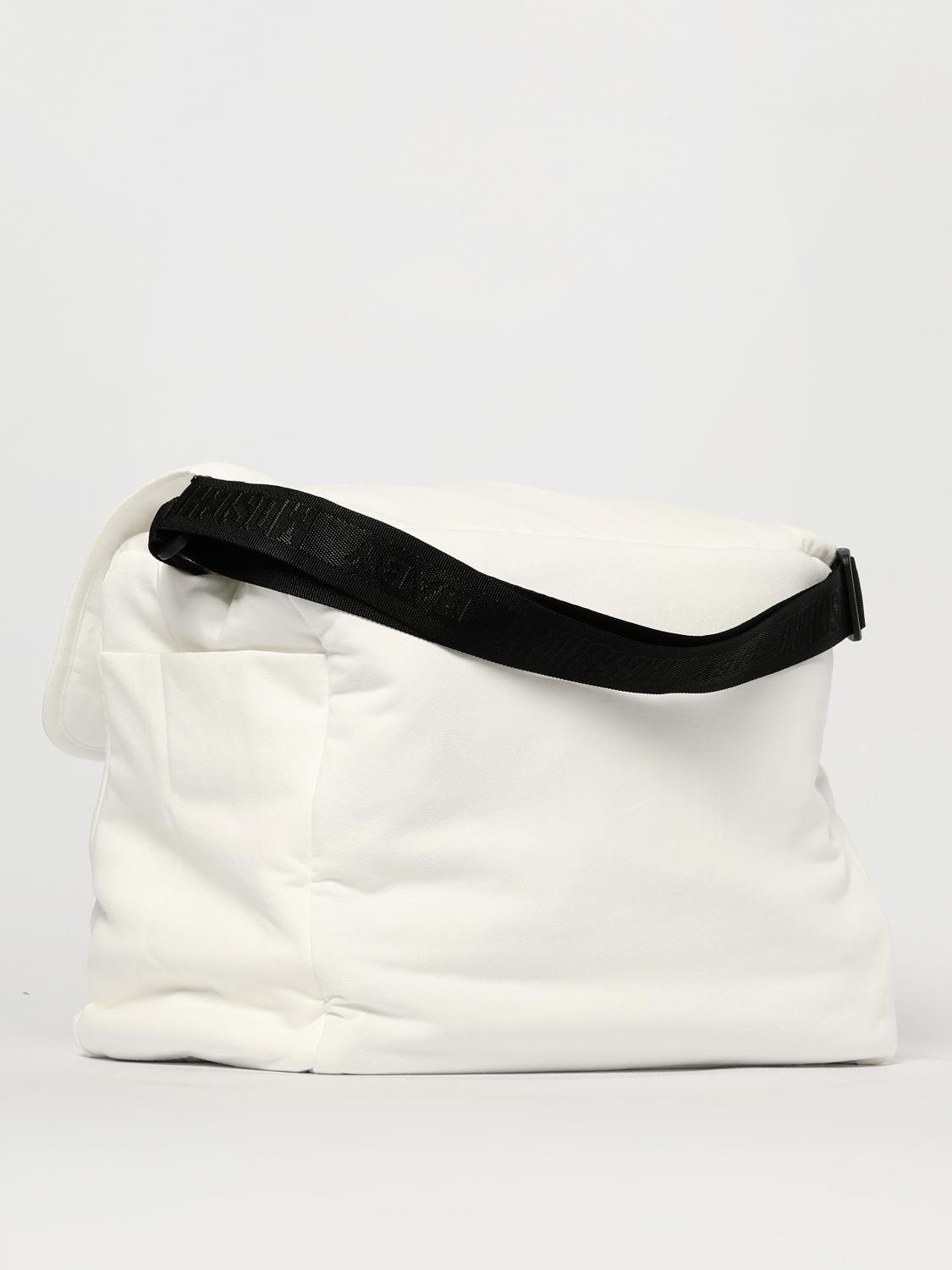 MOSCHINO CORREDI BAMBINI: Diaper bag in cotone Teddy Bear Moschino, Bianco - Img 2