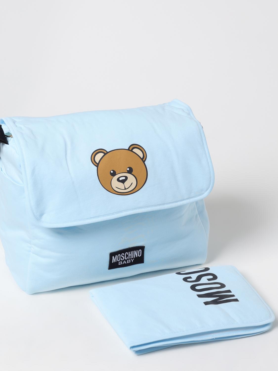 MOSCHINO ブランケットセット: バッグ ボーイ Moschino, スカイブルー - Img 3
