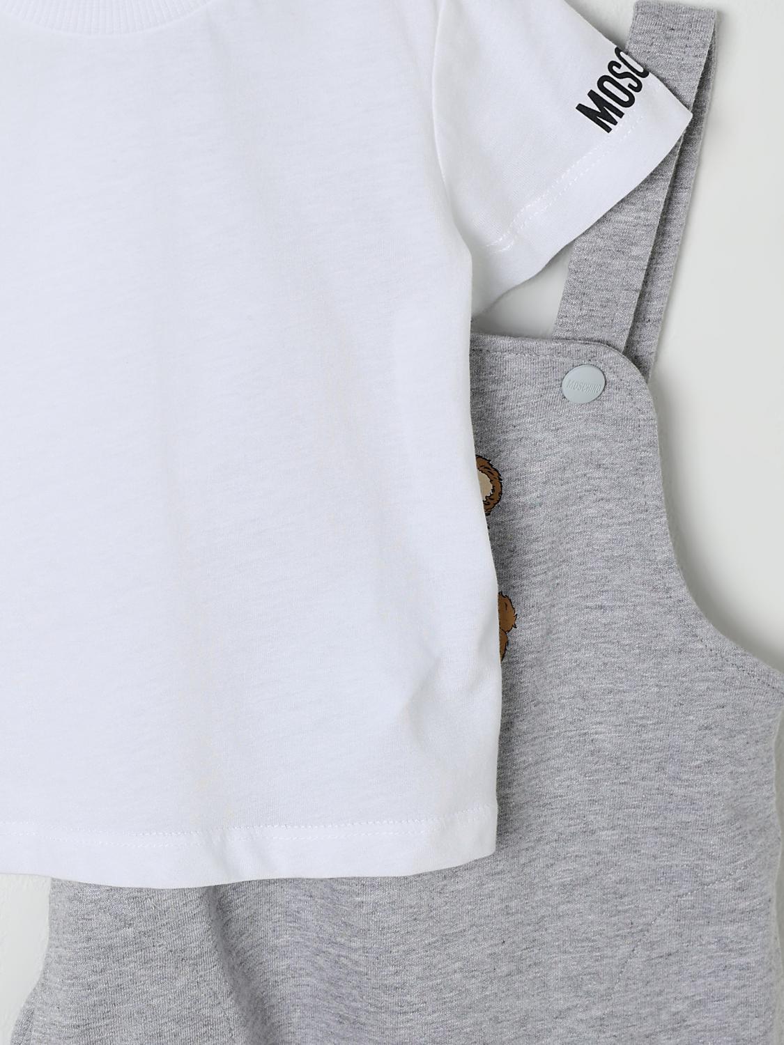 MOSCHINO ENSEMBLE: Ensemble enfant Moschino, Blanc 1 - Img 3