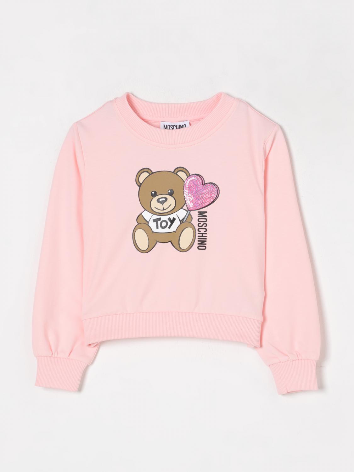 MOSCHINO PULLOVER: Pullover kinder Moschino, Pink - Img 1