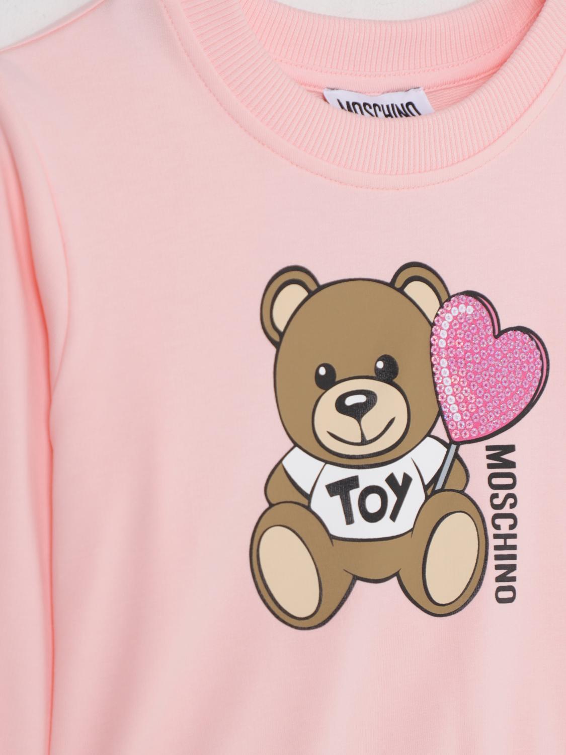 MOSCHINO PULLOVER: Pullover kinder Moschino, Pink - Img 3