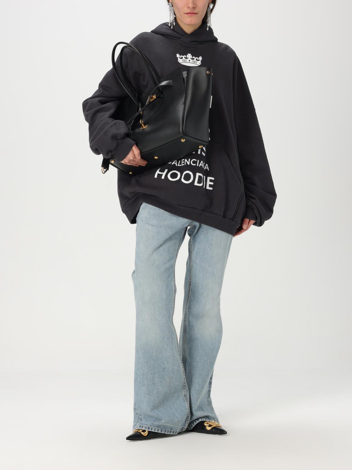 Balenciaga スウェットシャツ レディース - ブラック | 803265 TRVC5