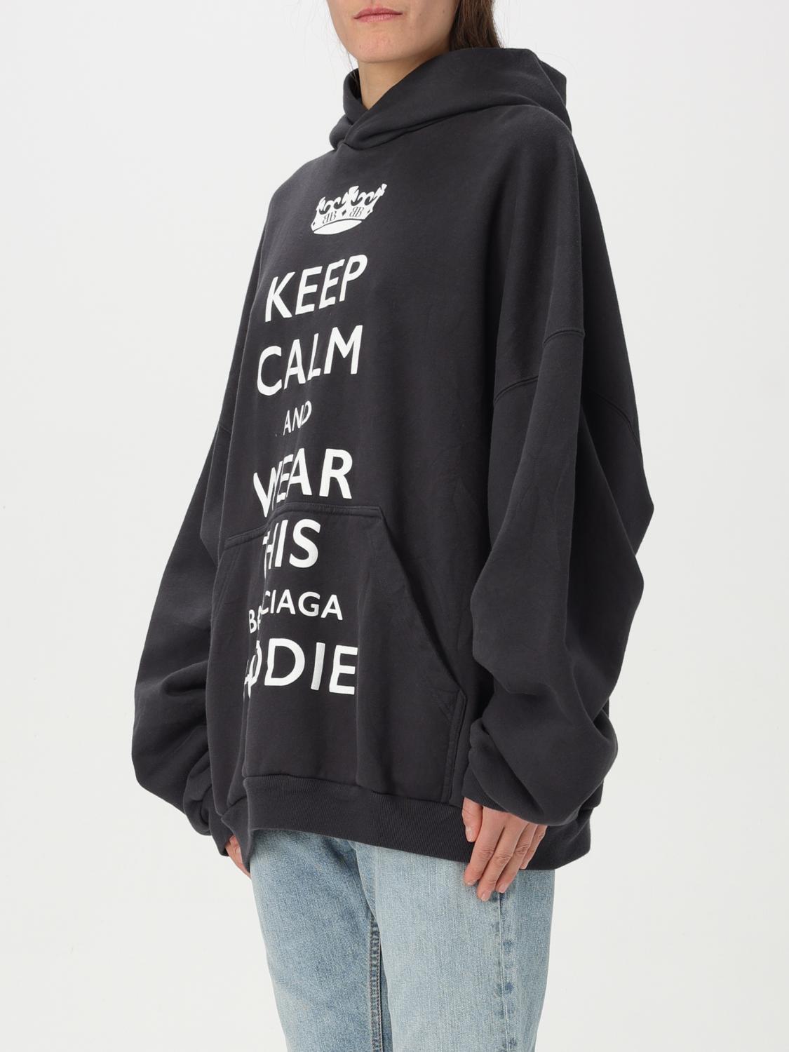Balenciaga Sweatshirt woman - Black | 803265 TRVC5 | GIGLIO.COM