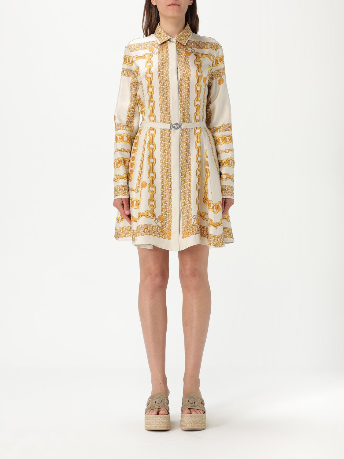 VERSACE KLEID: Kleider damen Versace, Gold - Img 1