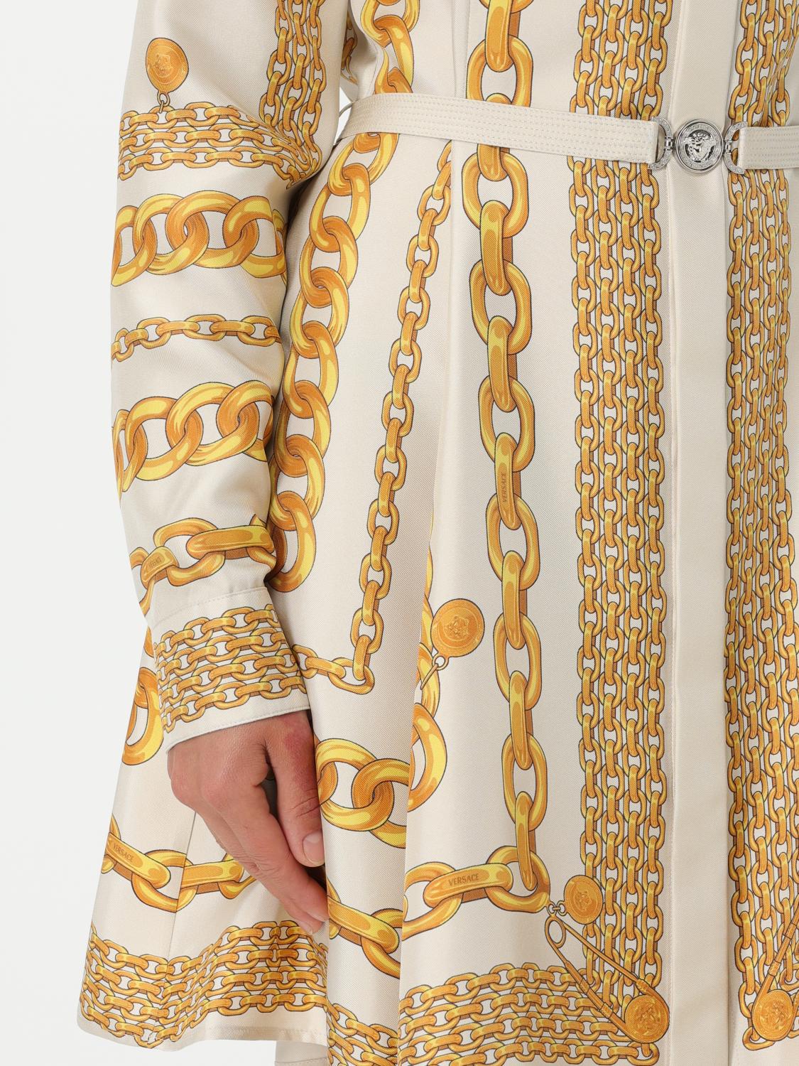 VERSACE KLEID: Kleider damen Versace, Gold - Img 4