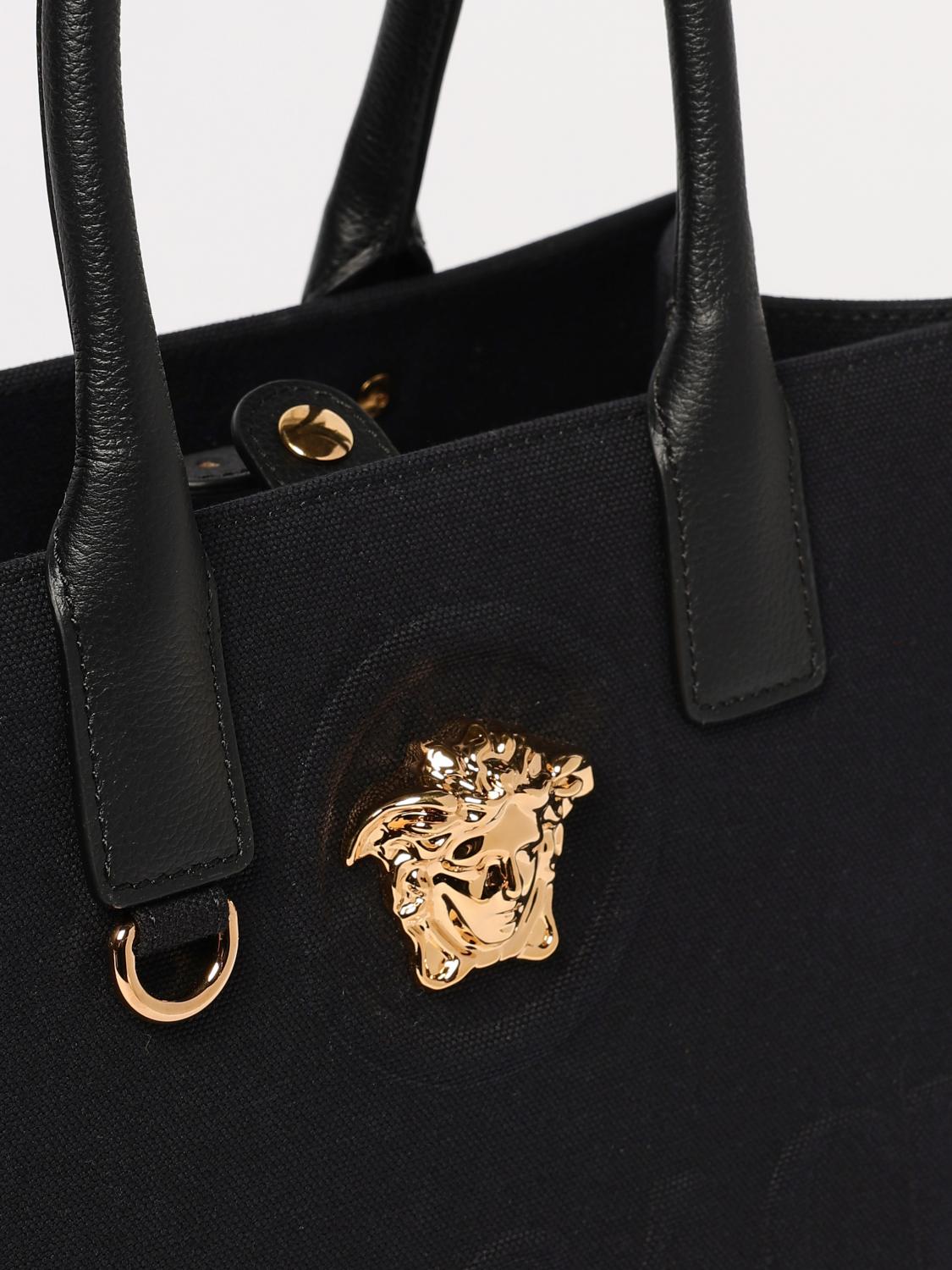 Versace Shoulder bag woman - Black | 10058611A03095 | GIGLIO.COM