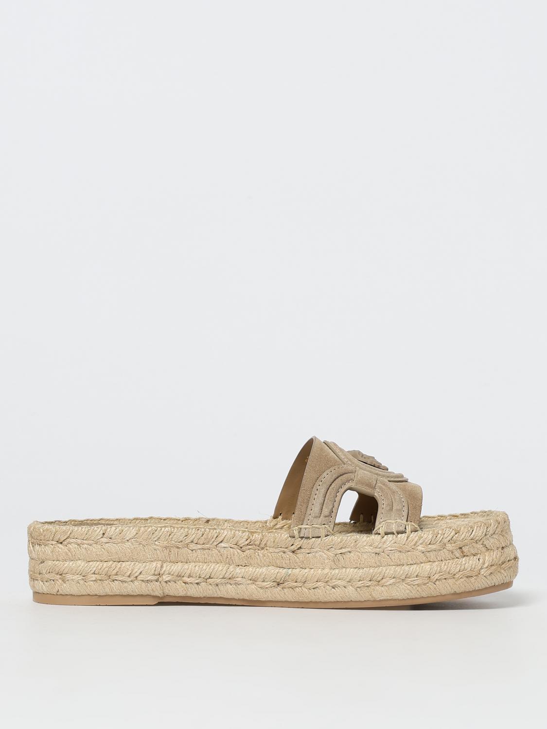 VERSACE ESPADRILLAS: Espadrillas Medusa Versace in camoscio , Beige - Img 1