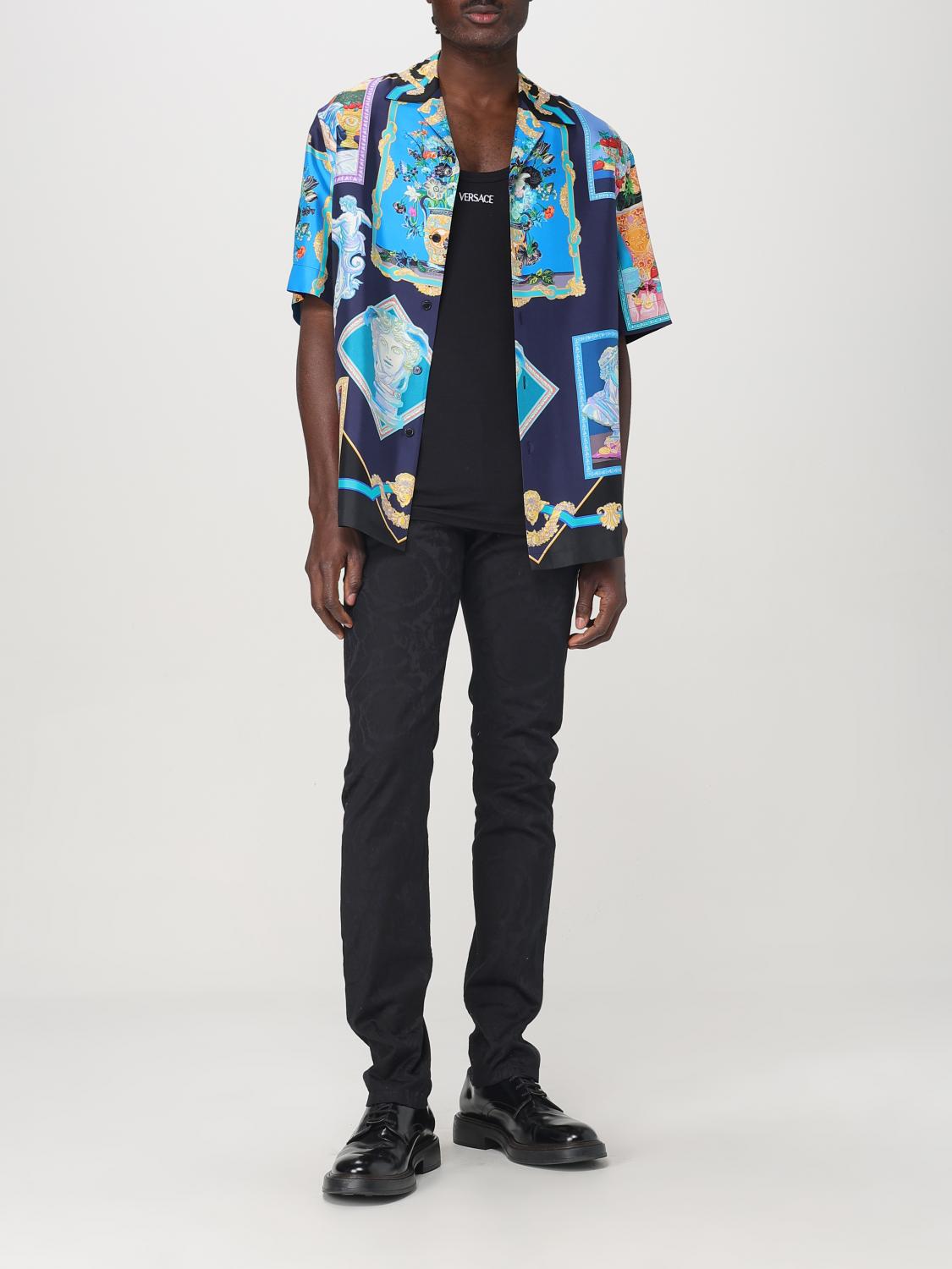 VERSACE SHIRT: Shirt men Versace, Multicolor - Img 2