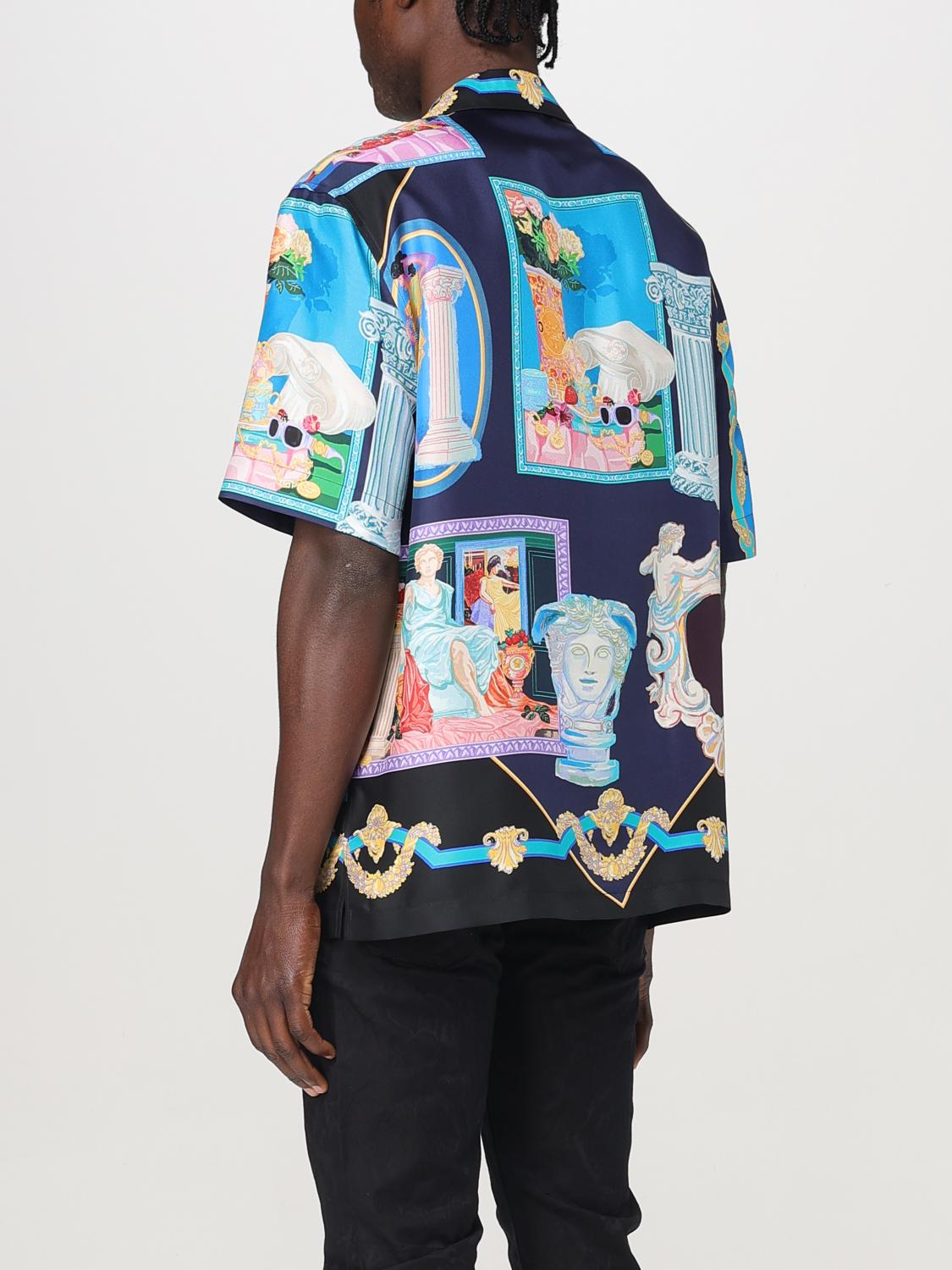 VERSACE SHIRT: Shirt men Versace, Multicolor - Img 3