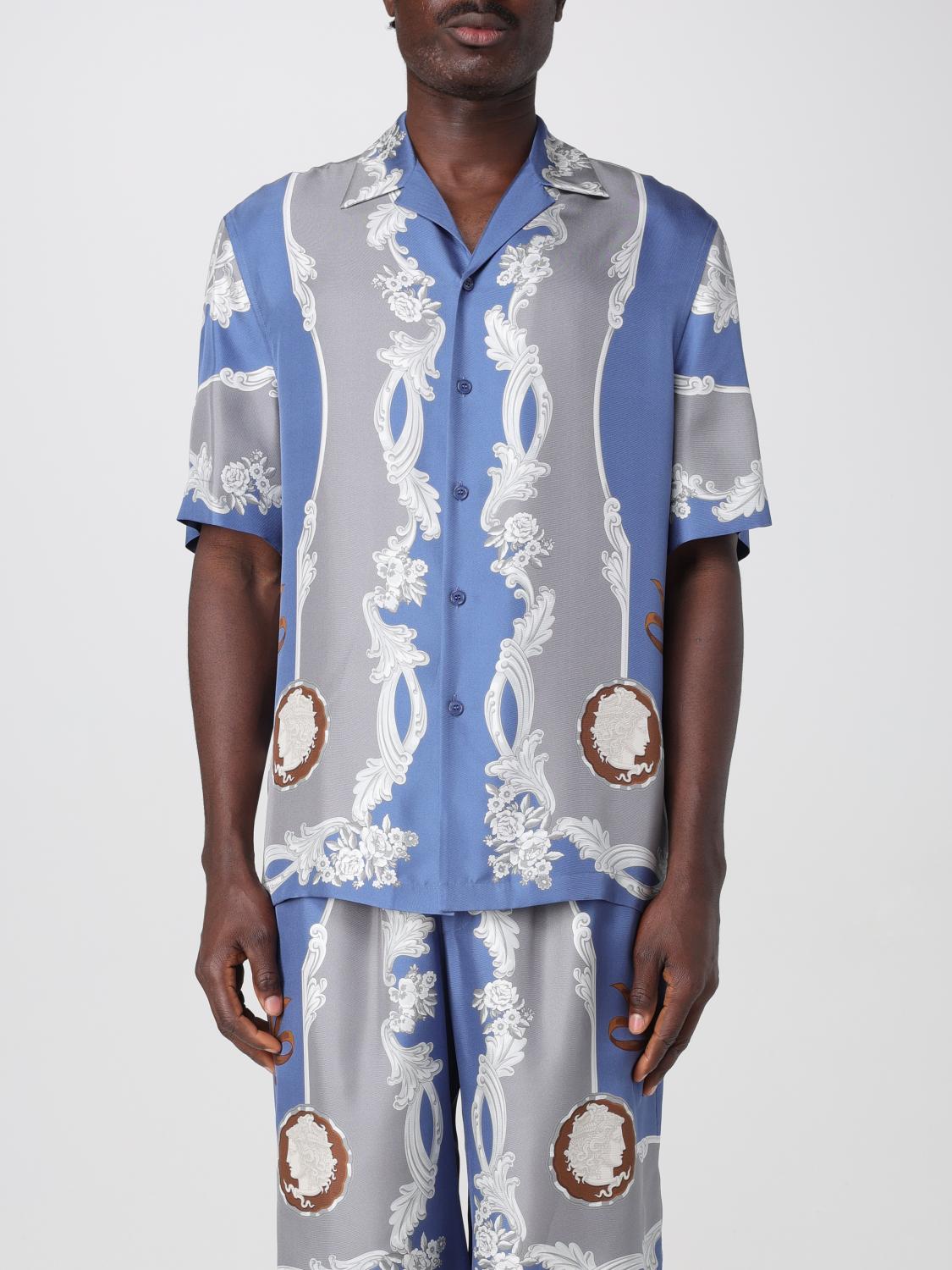 VERSACE HEMD: Hemd herren Versace, Blau - Img 1