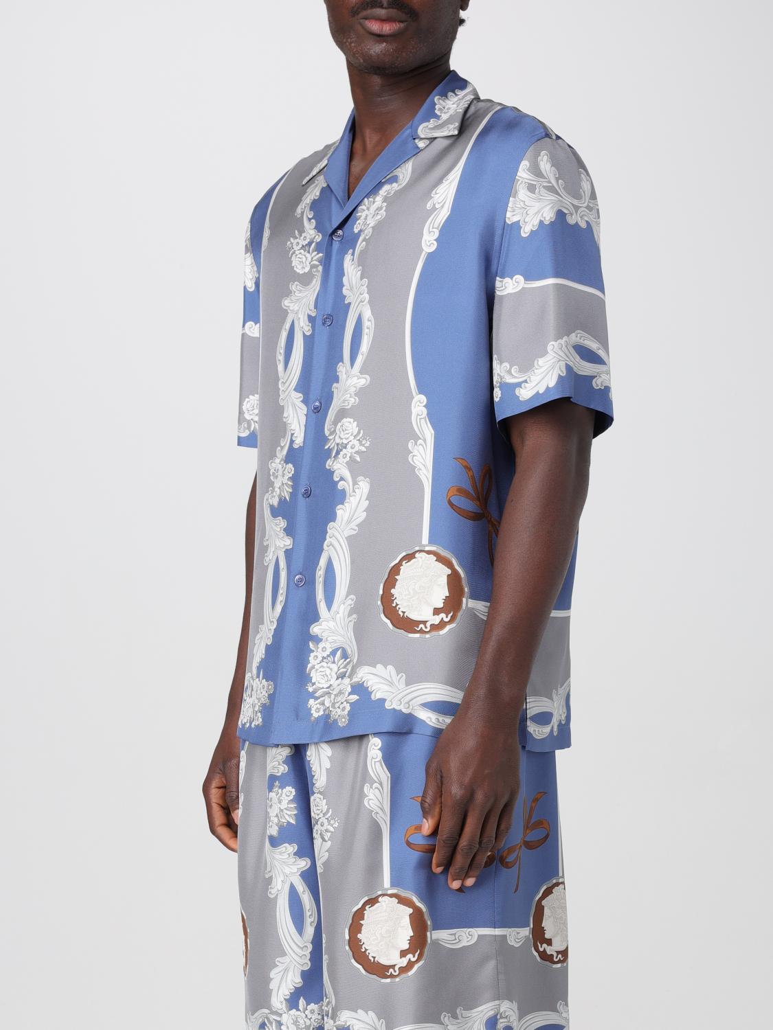 VERSACE HEMD: Hemd herren Versace, Blau - Img 4