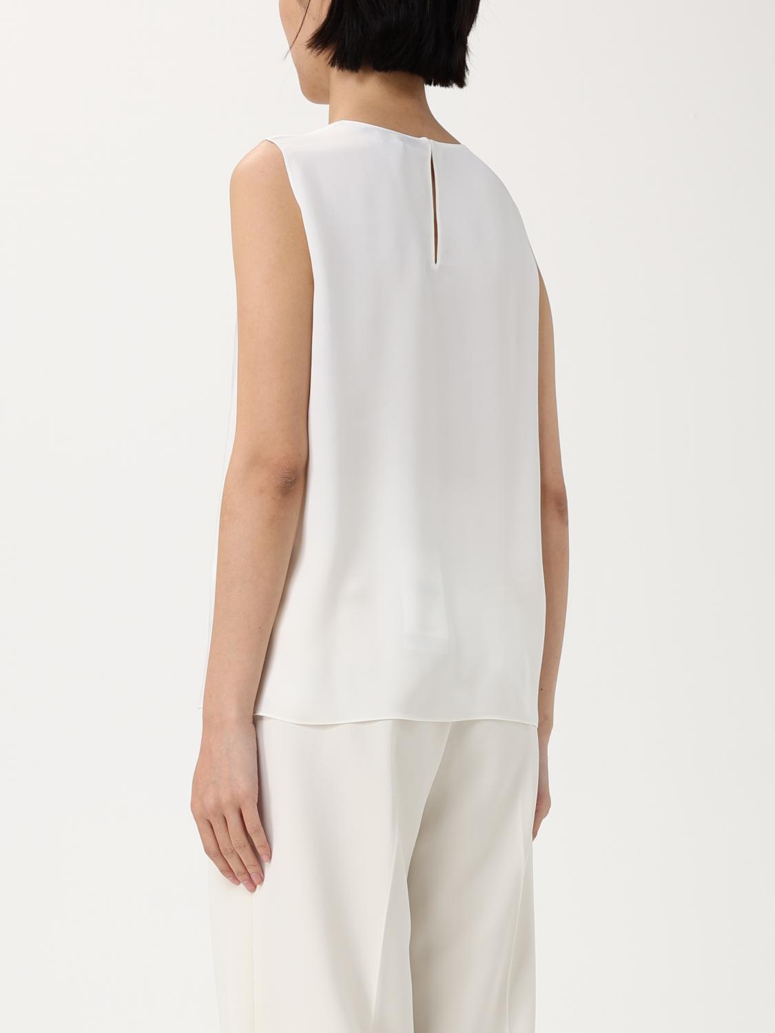 THEORY TOP: Top classico Theory in seta , Avorio - Img 2