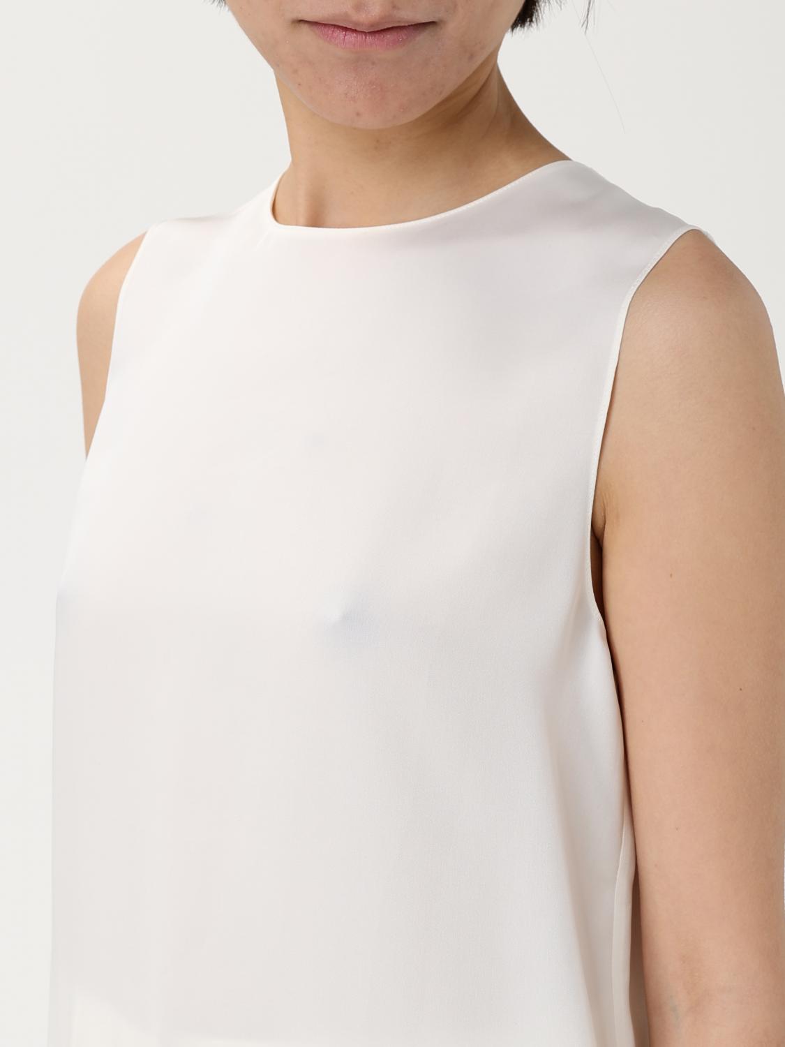 THEORY TOP: Top classico Theory in seta , Avorio - Img 3