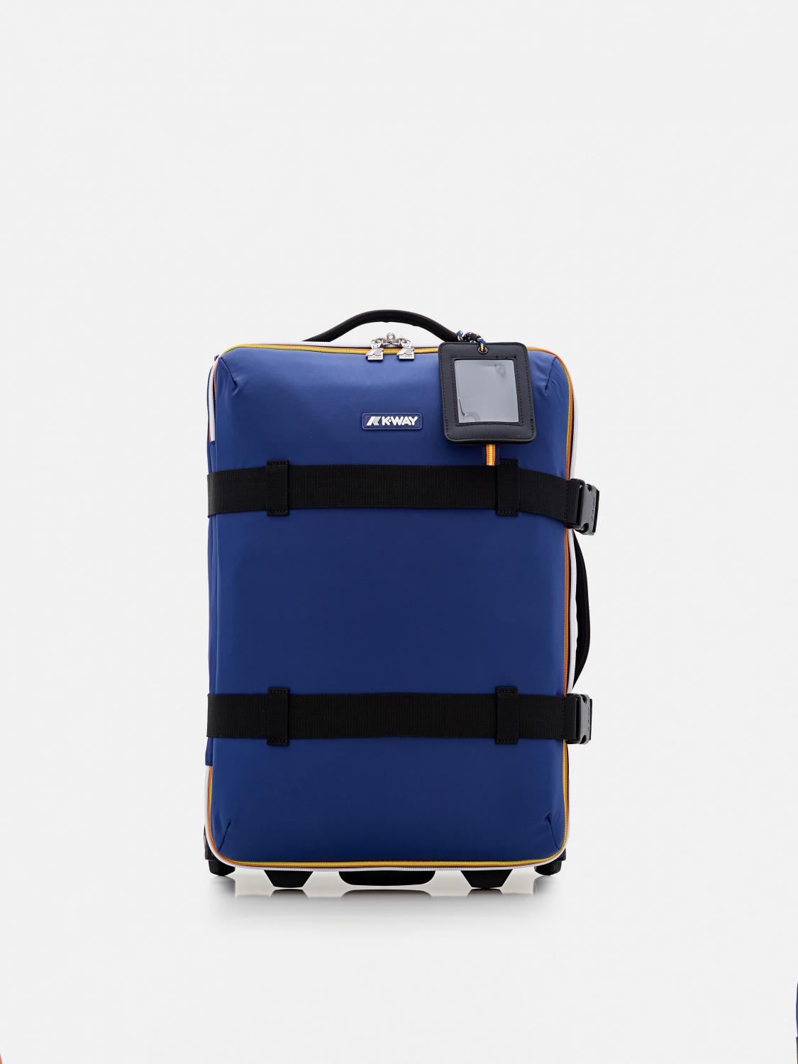 K-WAY VALIGIA: Valigia BLOSSAC K-Way in nylon, Blue 1 - Img 1