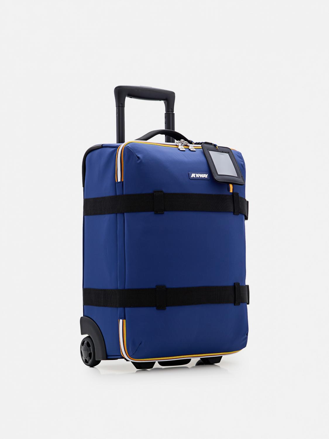 K-WAY VALIGIA: Valigia BLOSSAC K-Way in nylon, Blue 1 - Img 3