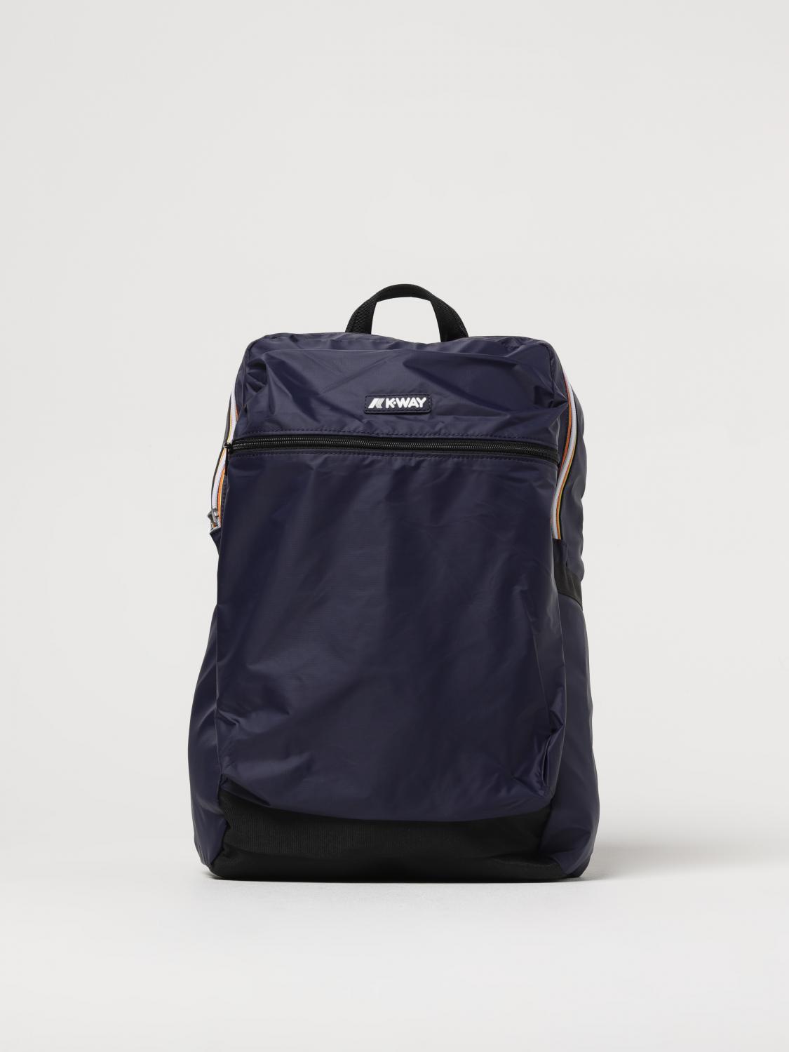 K-WAY ZAINO: Zaino Laon K-Way in nylon Ripstop, Blue - Img 1
