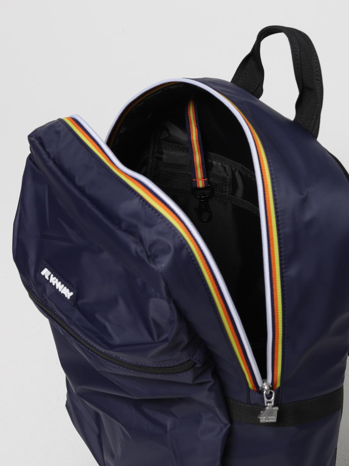 K-WAY ZAINO: Zaino Laon K-Way in nylon Ripstop, Blue - Img 4