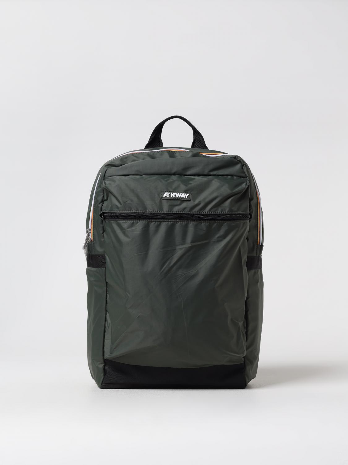 K-WAY ZAINO: Zaino Laon K-Way in nylon Ripstop, Verde - Img 1