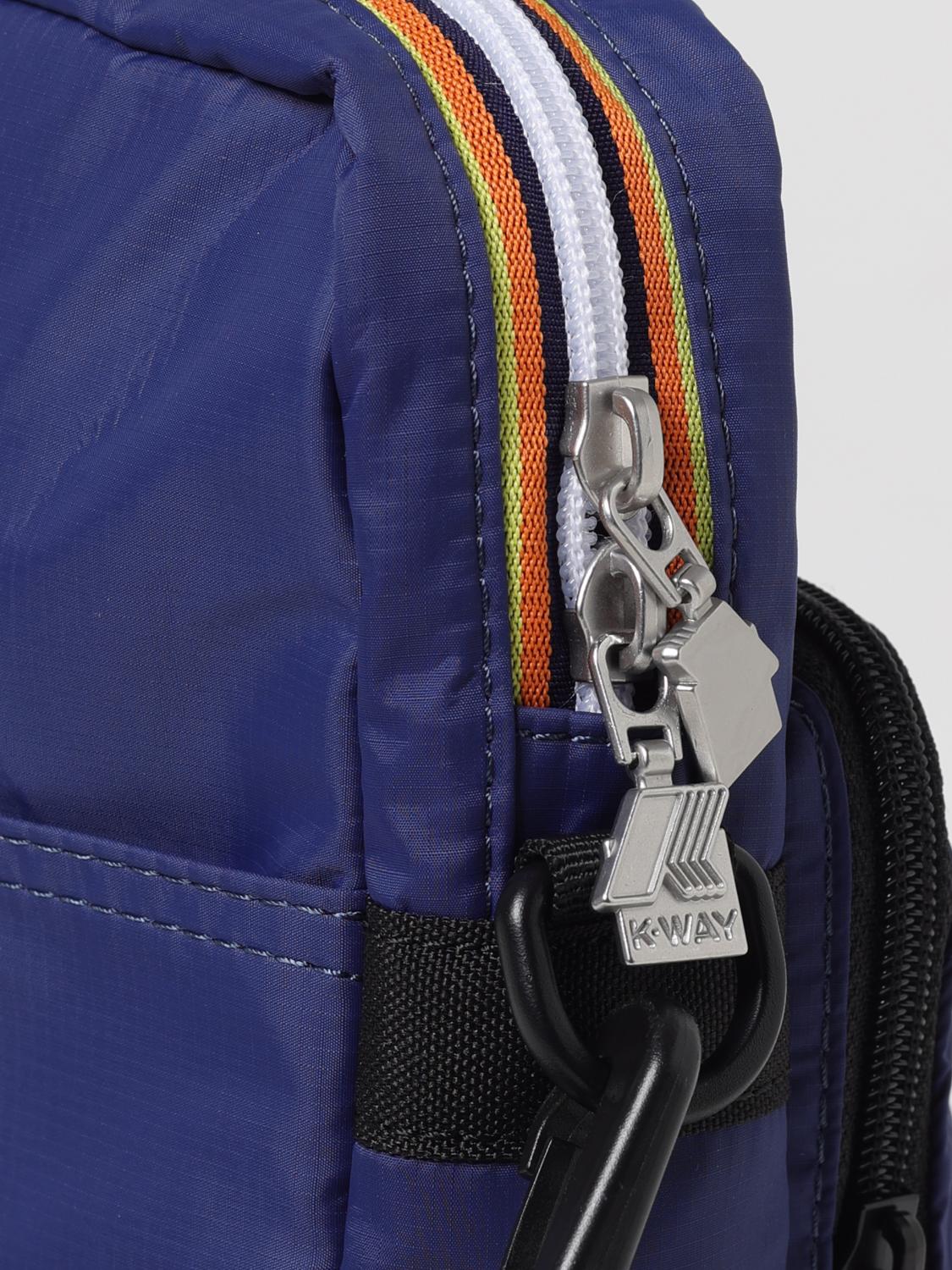 K-WAY BORSA A TRACOLLA: Borsa Erloy K-Way in nylon ripstop, Blue Navy - Img 3
