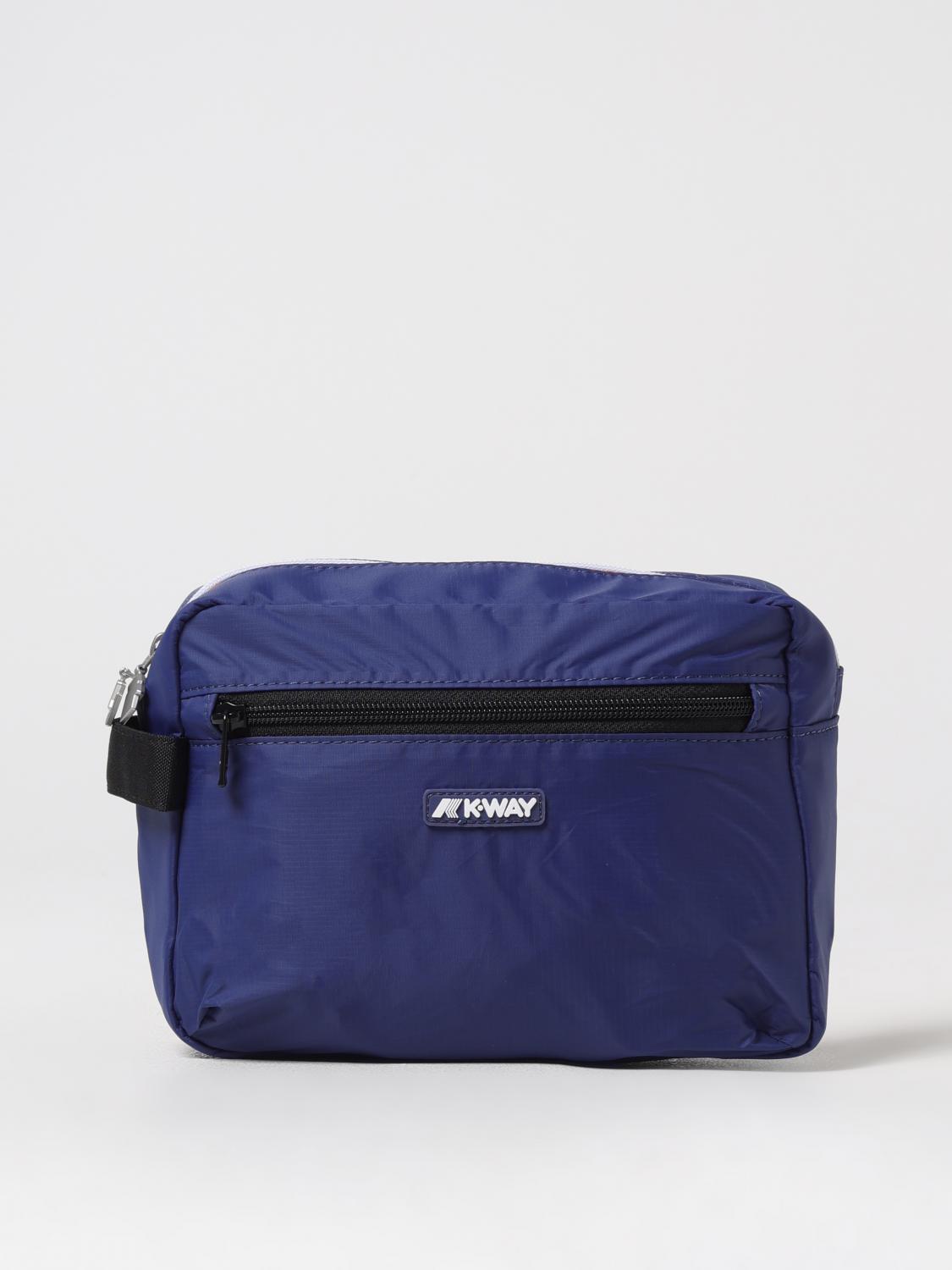 K-WAY ACCESSORI BEAUTY: Beauty case K-Way in nylon , Blue 1 - Img 1