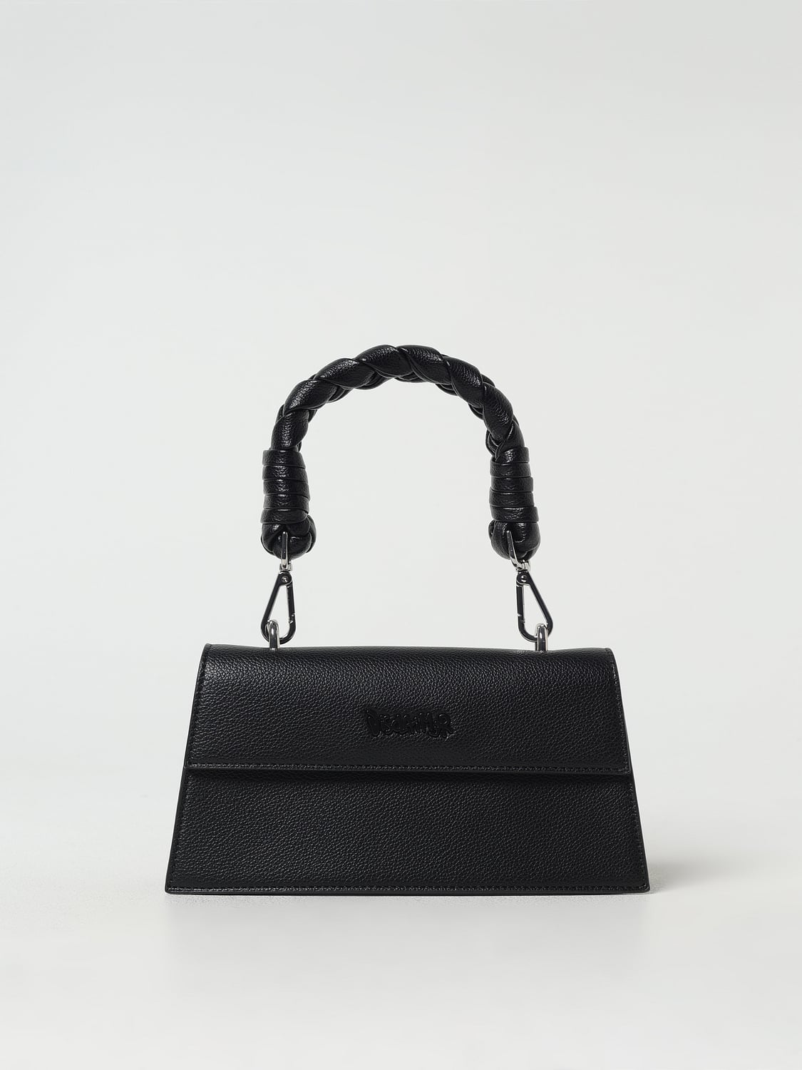 DISCLAIMER BORSA MINI: Borsa Disclaimer in pelle sintetica a grana , Nero - Img 1