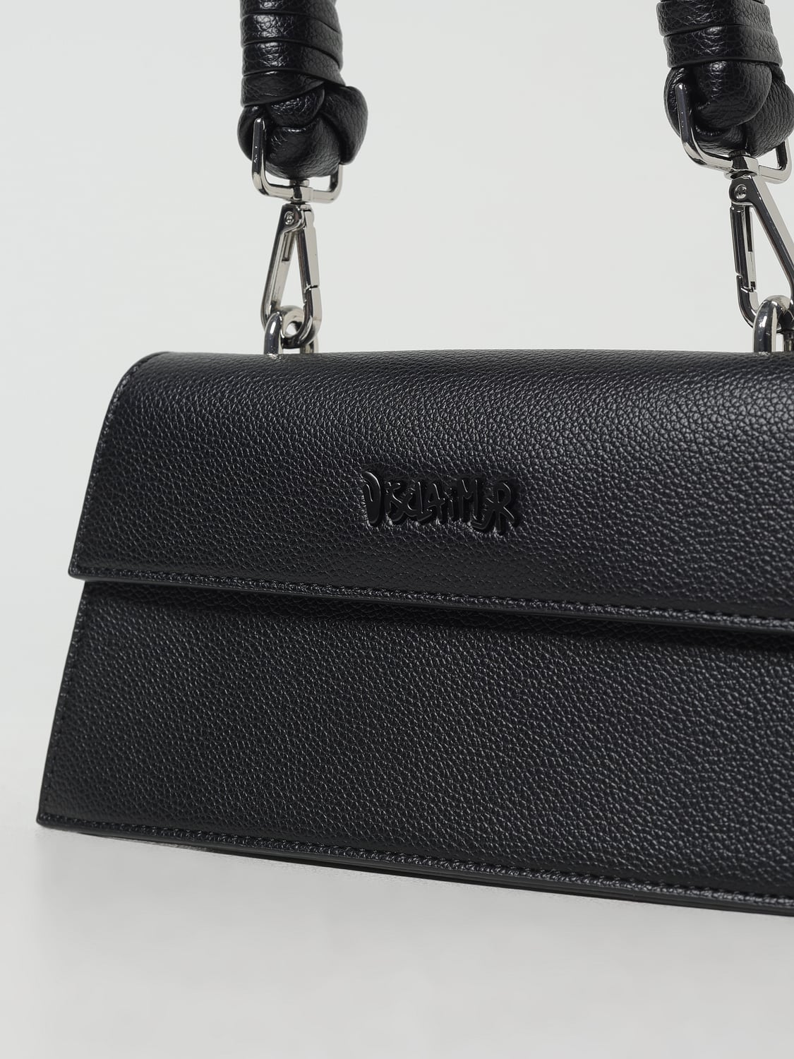 DISCLAIMER BORSA MINI: Borsa Disclaimer in pelle sintetica a grana , Nero - Img 3