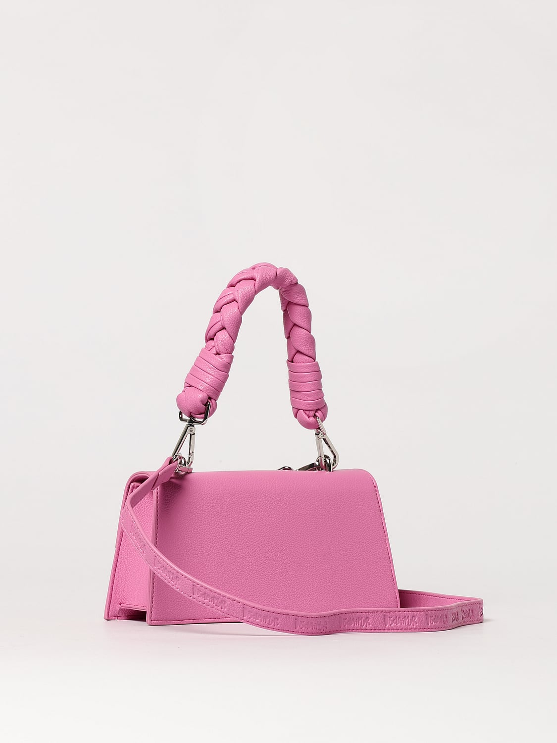 DISCLAIMER BORSA MINI: Borsa Disclaimer in pelle sintetica a grana , Fuxia - Img 2