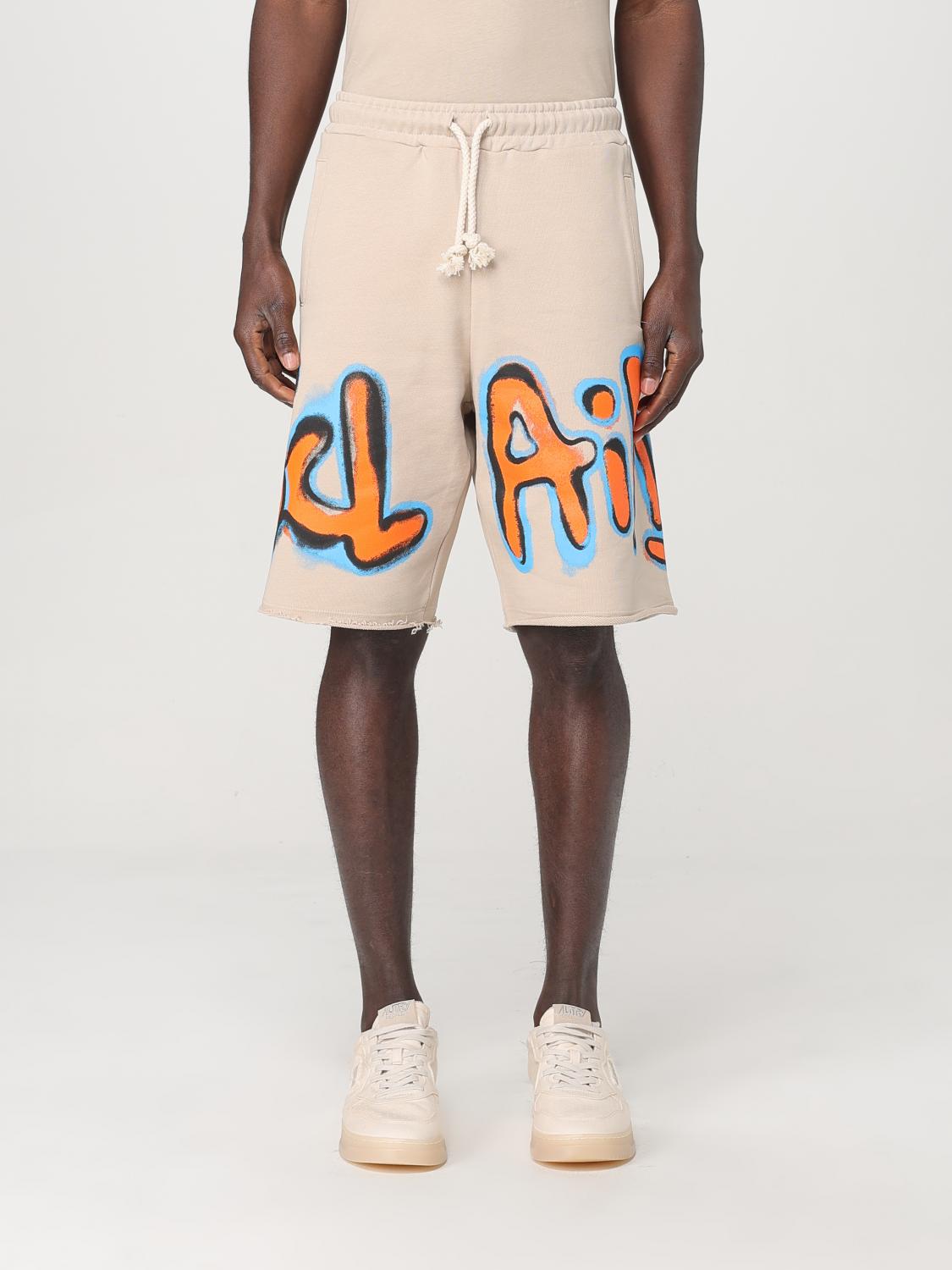 DISCLAIMER SHORTS: Short men Disclaimer, Beige - Img 1