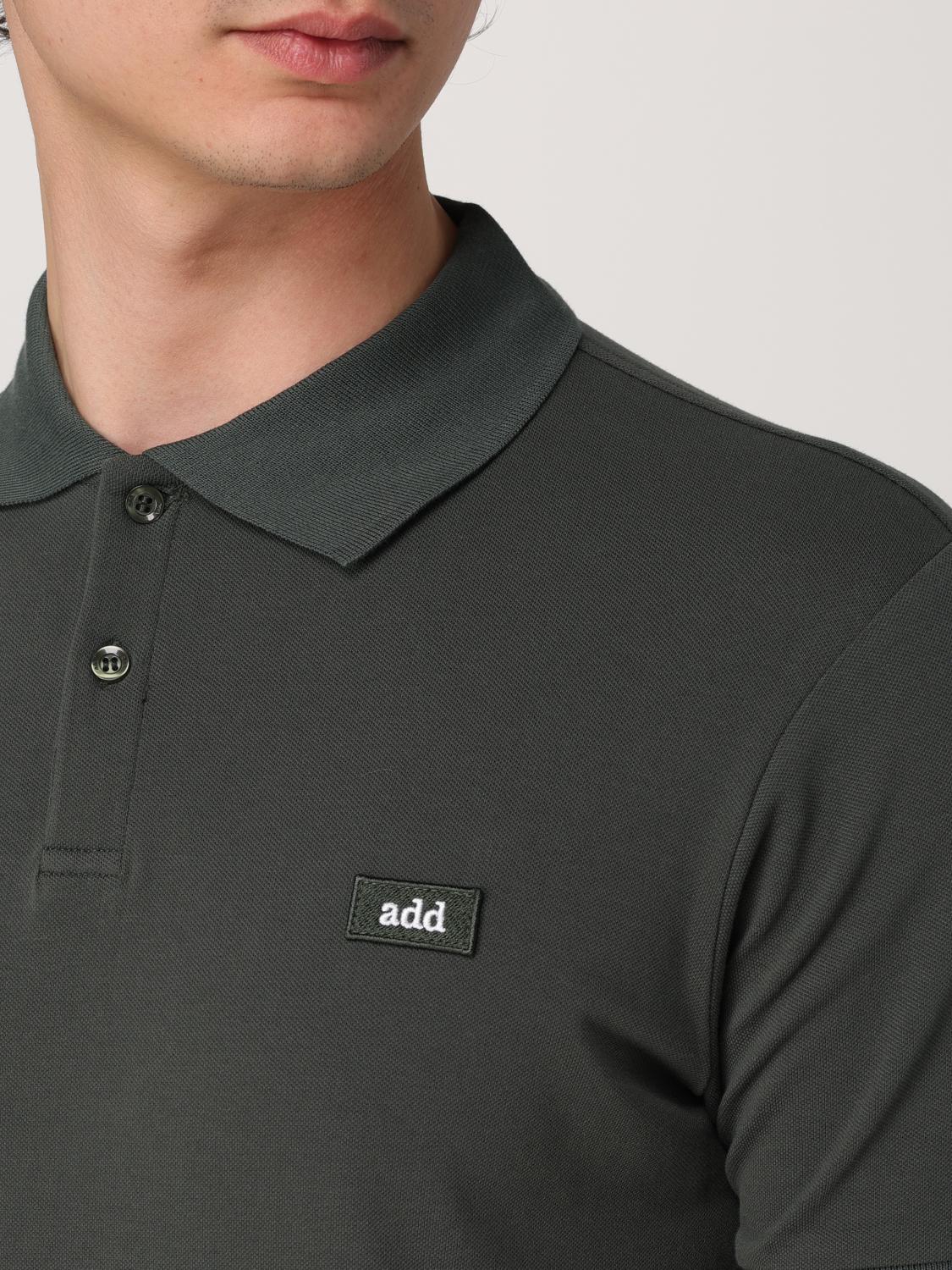 ADD POLO: Polo Add in cotone , Militare - Img 3