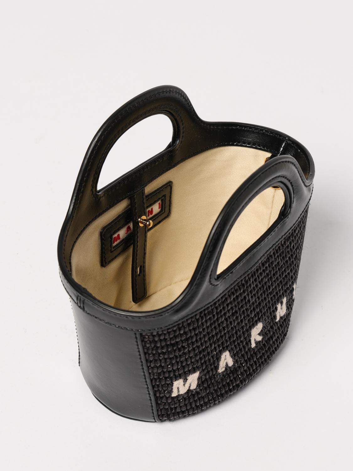MARNI BORSA A MANO: BMMP0068Q0P3860, Nero - Img 5