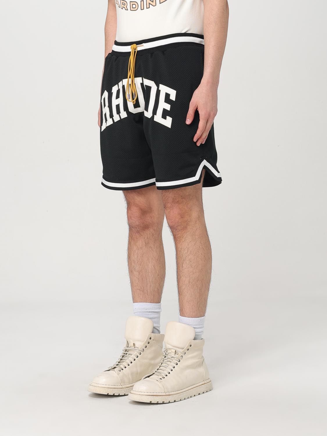 RHUDE ショートパンツ: ショートパンツ メンズ Rhude, ブラック - Img 4