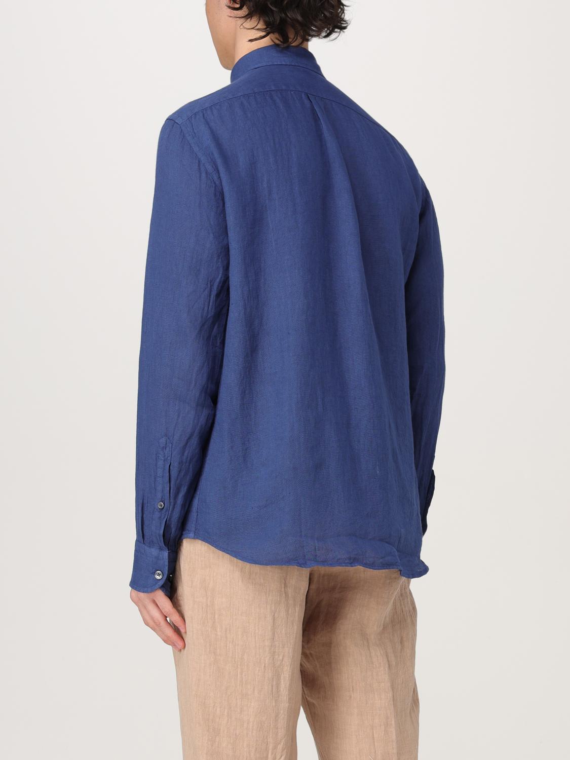B.D BAGGIES CAMICIA: Camicia BD Baggies in lino , Blue - Img 2