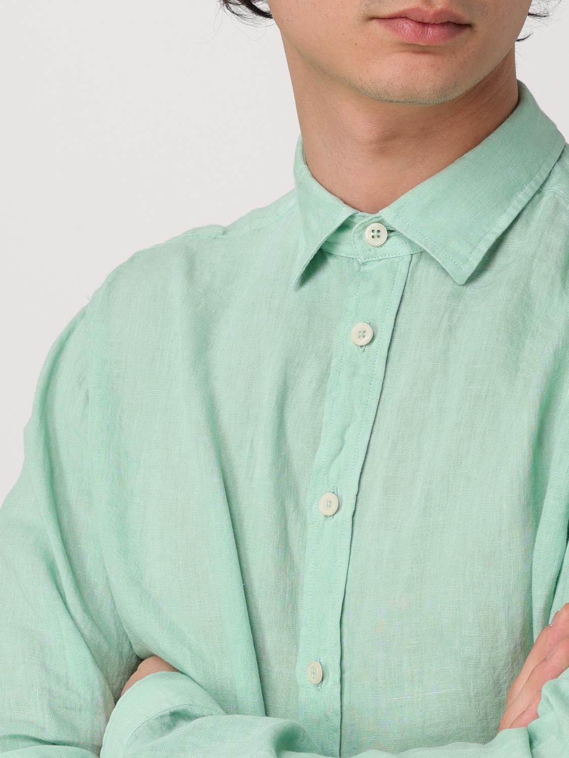 B.D BAGGIES CAMICIA: Camicia BD Baggies in lino , Acqua - Img 3
