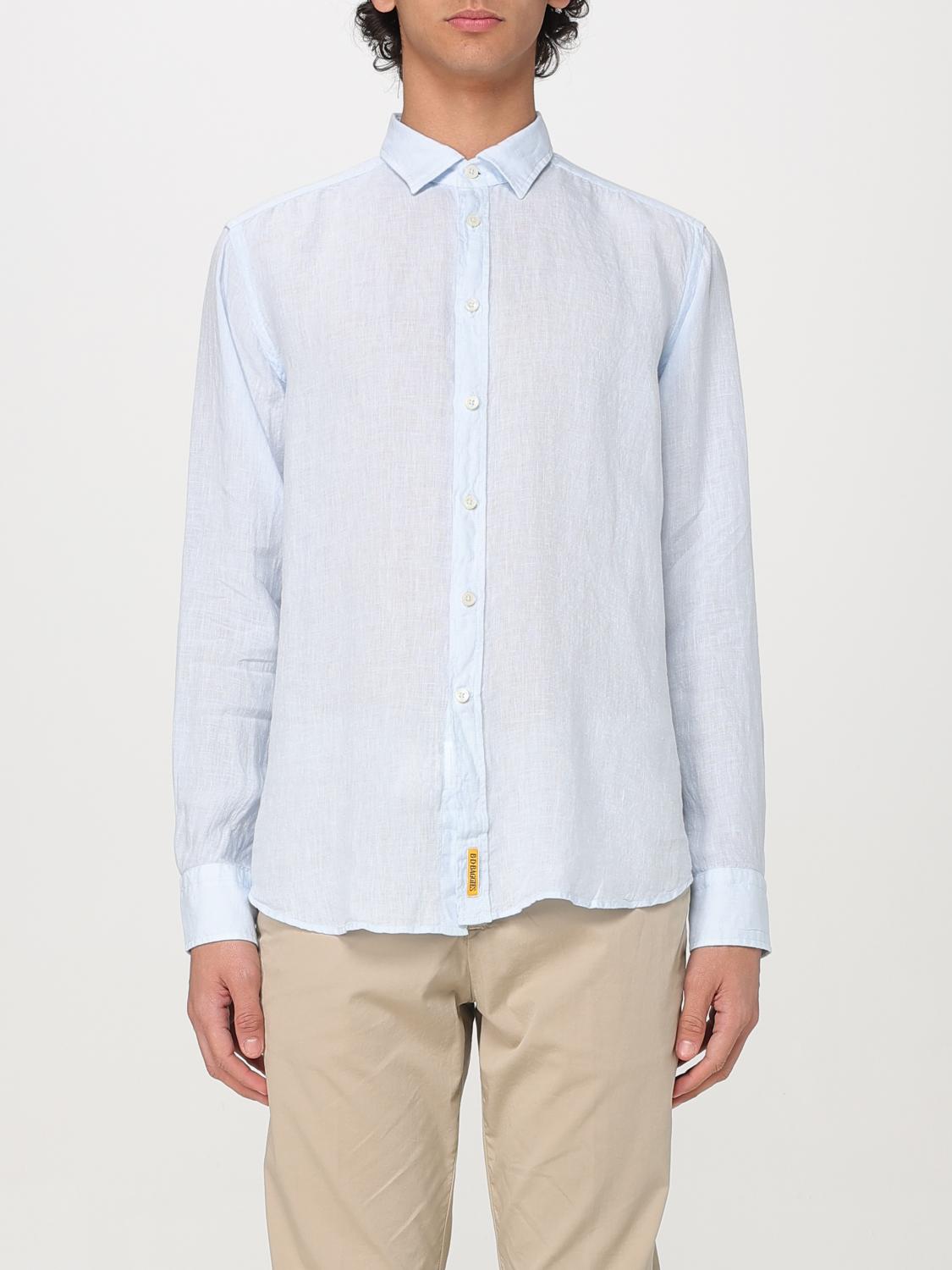 B.D BAGGIES CAMICIA: Camicia BD Baggies in lino , Celeste - Img 1