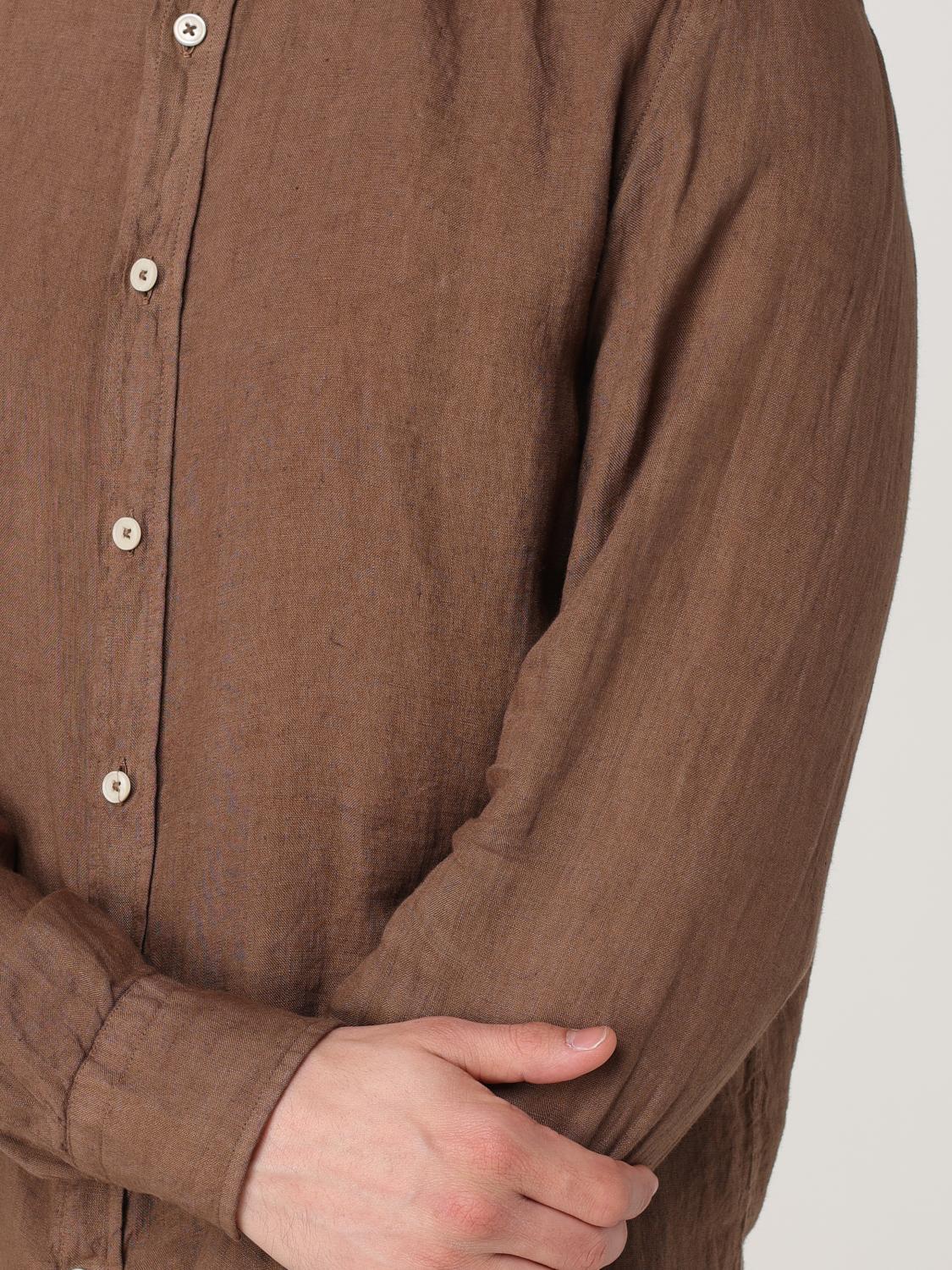B.D BAGGIES CAMICIA: Camicia BD Baggies in lino , Marrone - Img 3