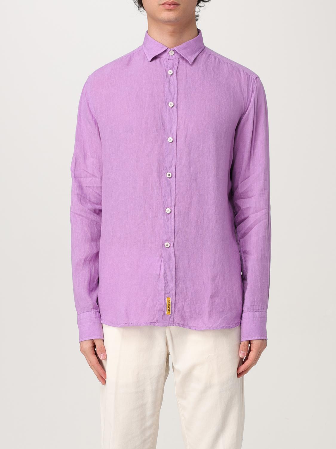B.D BAGGIES CAMICIA: Camicia BD Baggies in lino , Lilla - Img 1